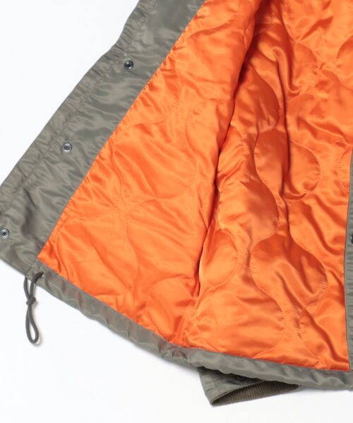 HOUSTON（ヒューストン）の「HOUSTON ナイロンハンティングジャケット（ミリタリージャケット・メンズ・オリーブドラブ/セージグリーン/ブラック・X-LARGE/MEDIUM/LARGE/XX-LARGE）」の5枚目の写真