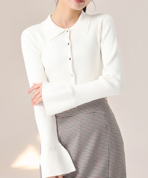 2025 新品タグ付き ADORE ツイーディーボーダーニット 31 Sons de mode  