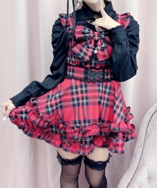 MARS チェック DOLLY キャミワンピース ピンク MARS チェック DOLLY キャミワンピース ピンク MARS チェックDolly