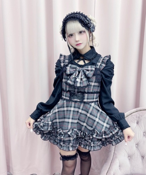 チェックDOLLYキャミワンピース（ワンピース）｜MA*RS（アメーバー