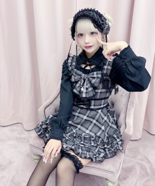 チェックDOLLYキャミワンピース（ワンピース）｜MA*RS（アメーバー