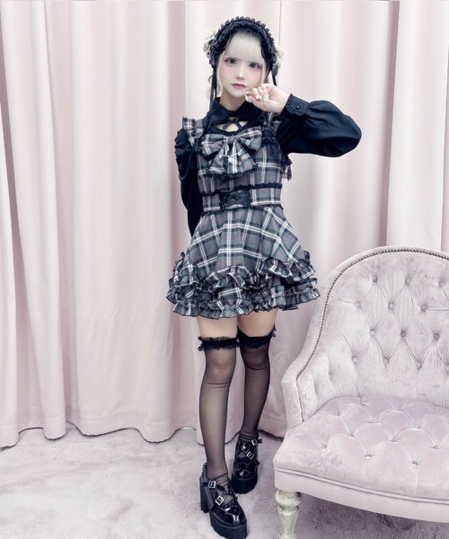 チェックDOLLYキャミワンピース（ワンピース）｜MA*RS（アメーバー