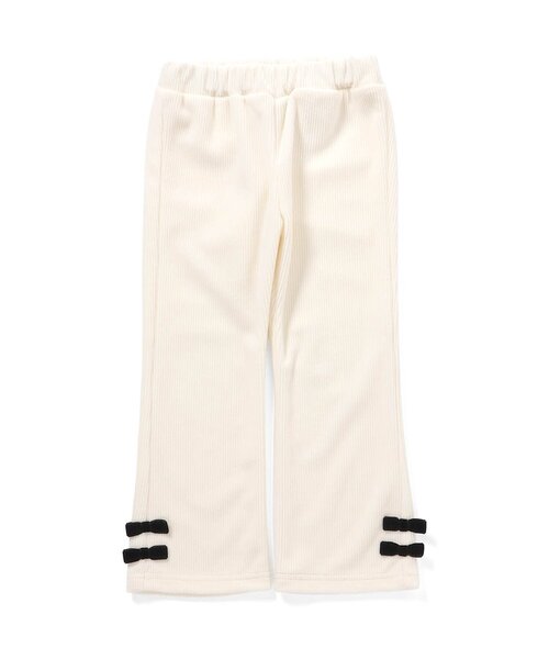 apres les cours（アプレレクール）の「【あったか素材】リボンニットコールきゅんパンツ_ジュニア対応（その他パンツ・キッズ・ピンク/ブラック/アイボリー・90/100/110/120/130/140/80）」の20枚目の写真