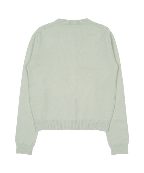 THECOLDESTMOMENT(ザコールデストモーメント)の「TCM mini logo knit cardigan (mint)(カーディガン/ボレロ・レディース・その他・SMALL/MEDIUM)」の3枚目の写真