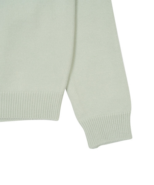 THECOLDESTMOMENT(ザコールデストモーメント)の「TCM mini logo knit cardigan (mint)(カーディガン/ボレロ・レディース・その他・SMALL/MEDIUM)」の5枚目の写真