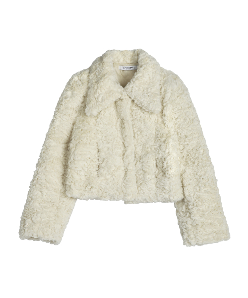 AVANDRESS（アバンドレス ）の「Emilie Fur Jacket IVORY（ムートンコート・レディース・その他・MEDIUM/SMALL）」の2枚目の写真