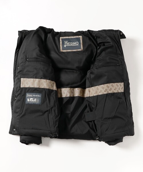 HERNO（ヘルノ）の「【【別注】HERNO / フーデット ダウンジャケット】（ブルゾン・メンズ・ネイビー/ブラック・52/46/48/50）」の4枚目の写真