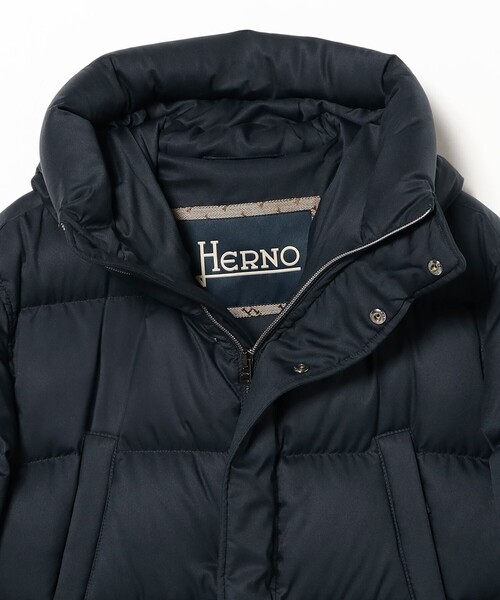 HERNO（ヘルノ）の「【【別注】HERNO / フーデット ダウンジャケット】（ブルゾン・メンズ・ネイビー/ブラック・52/46/48/50）」の8枚目の写真