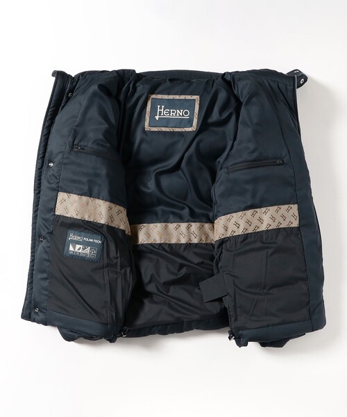 HERNO（ヘルノ）の「【【別注】HERNO / フーデット ダウンジャケット】（ブルゾン・メンズ・ネイビー/ブラック・52/46/48/50）」の10枚目の写真