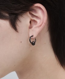 WYZ surgical stainless | 【 金属アレルギー対応 】モチーフ フープピアス サージカルステンレス (両耳用)(ピアス(両耳用))