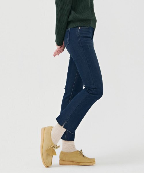 CHASECULT(チェイスカルト)の「レディースミンクボンディングブーツカットデニムパンツ-BGRG2358E0N(デニムパンツ・レディース・ブルー・67/70/76)」の2枚目の写真