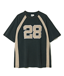 PARTIMENTO（パルティメント）の「VTG Washed Football Raglan Tea Black（Tシャツ/カットソー）」