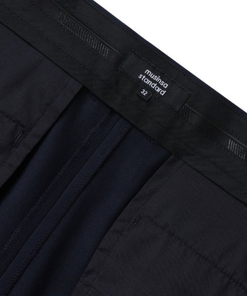 MUSINSA STANDARD（ムシンサスタンダード）の「テーパードグルカスラックス[ネイビー]（スラックス・メンズ・その他・36/33/26/27/28/29/40/38）」の6枚目の写真