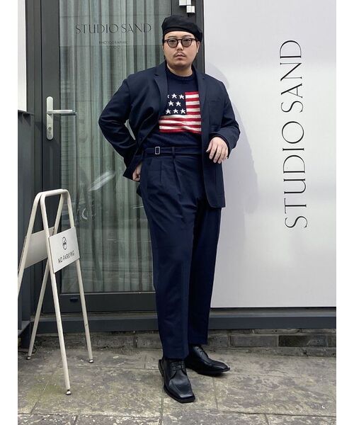 MUSINSA STANDARD（ムシンサスタンダード）の「テーパードグルカスラックス[ネイビー]（スラックス・メンズ・その他・36/33/26/27/28/29/40/38）」の9枚目の写真