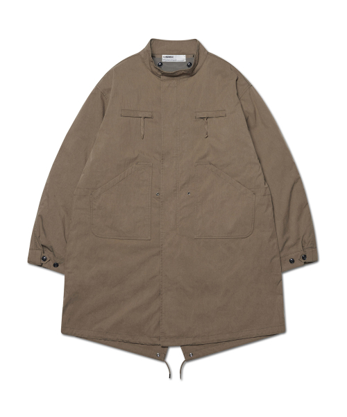 NOMANUAL(NOMANUAL)の「PATCHED EMBLEM PARKA - WASHED BROWN(ミリタリージャケット・レディース・その他・X-LARGE/MEDIUM/LARGE)」の1枚目の写真