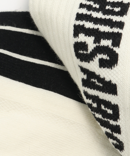 ARIES(アリーズ)の「ARIES / アリーズ COLUMN SOCK(ソックス/靴下・メンズ・ブラック/ホワイト/イエロー・SMALL/LARGE)」の5枚目の写真