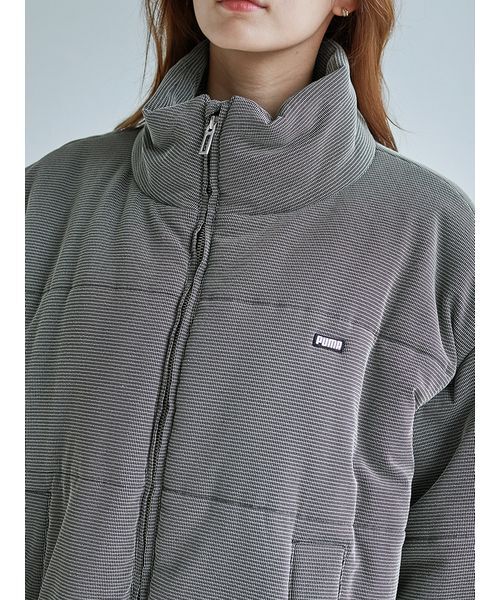 SNIDEL（スナイデル）の「【SNIDEL×PUMA】中綿ショートブルゾン（ブルゾン・レディース・ブラック/ライトブルー・S）」の12枚目の写真