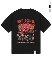 [UNISEX] Love is coming short sleeve t-shirt_3 colors