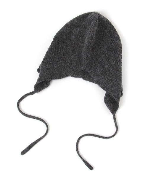 studio CLIP（スタディオクリップ）の「ニット変形ワッチ（ニットキャップ/ビーニー・レディース・ナチュラル/チャコール・FREE）」の4枚目の写真