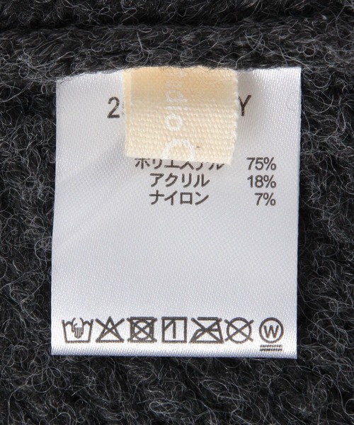 studio CLIP（スタディオクリップ）の「ニット変形ワッチ（ニットキャップ/ビーニー・レディース・ナチュラル/チャコール・FREE）」の11枚目の写真