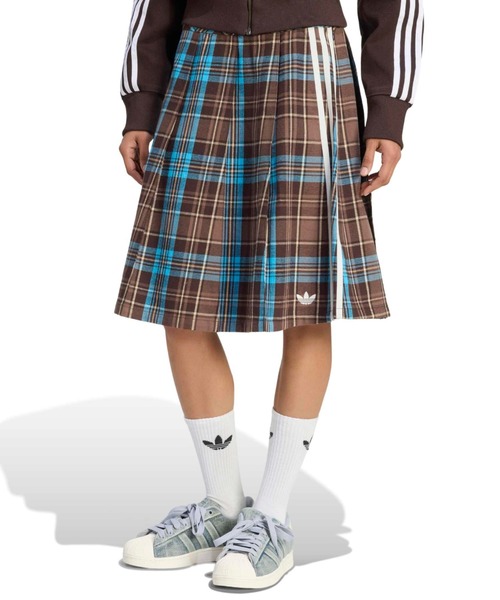 adidas(アディダス)の「adidas PLEATED CHECK SKIRT / アディダス プリーツド チェック スカート(スカート・レディース・マルチ・S/M/L)」の6枚目の写真