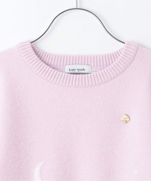 kate spade new york kids（ケイトスペードニューヨーク）の「スノーフレークセーター（ニット/セーター・キッズ・サックスブルー/ピンク・L(150-160cm)/90-100cm/S(110-120cm)/M(130-140cm)）」の4枚目の写真