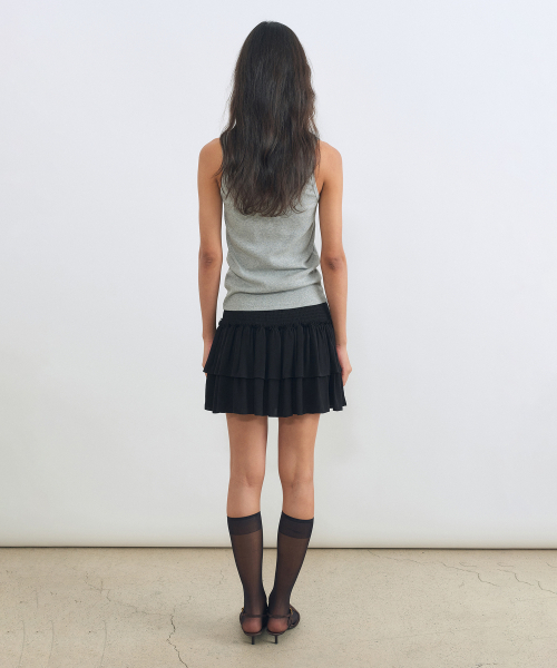 INSILENCE WOMEN(インサイレンスウーマン)の「スモーキングミニスカート BLACK(スカート・レディース・その他・SMALL/MEDIUM)」の4枚目の写真