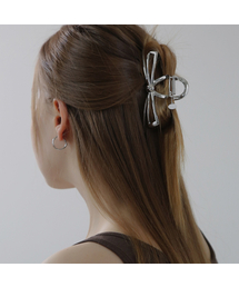 DIEUAMOUR（ディユーアモール）の「Square Metal Ribbon Hair Clip（ヘアピン）」