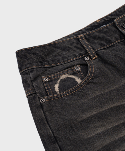 SAINTPAIN（セイントペイン）の「SPサークルウォッシングデニムパンツブラック（デニムパンツ・レディース・その他・MEDIUM/LARGE）」の6枚目の写真