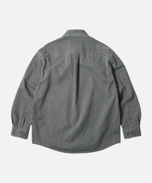FRIZMWORKS(フリズムワークス)の「WASHED CARPENTER POCKET WORK SHIRT _ CHARCOAL(シャツ/ブラウス・メンズ・その他・SMALL)」の2枚目の写真