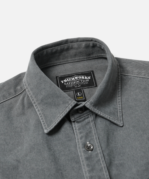 FRIZMWORKS(フリズムワークス)の「WASHED CARPENTER POCKET WORK SHIRT _ CHARCOAL(シャツ/ブラウス・メンズ・その他・SMALL)」の3枚目の写真