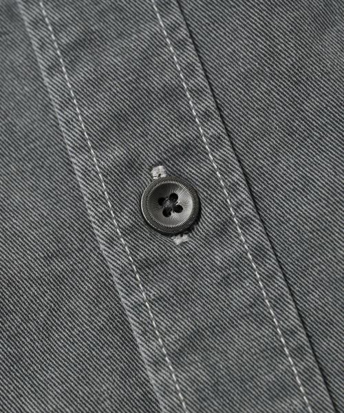 FRIZMWORKS(フリズムワークス)の「WASHED CARPENTER POCKET WORK SHIRT _ CHARCOAL(シャツ/ブラウス・メンズ・その他・SMALL)」の4枚目の写真