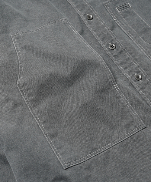 FRIZMWORKS(フリズムワークス)の「WASHED CARPENTER POCKET WORK SHIRT _ CHARCOAL(シャツ/ブラウス・メンズ・その他・SMALL)」の5枚目の写真