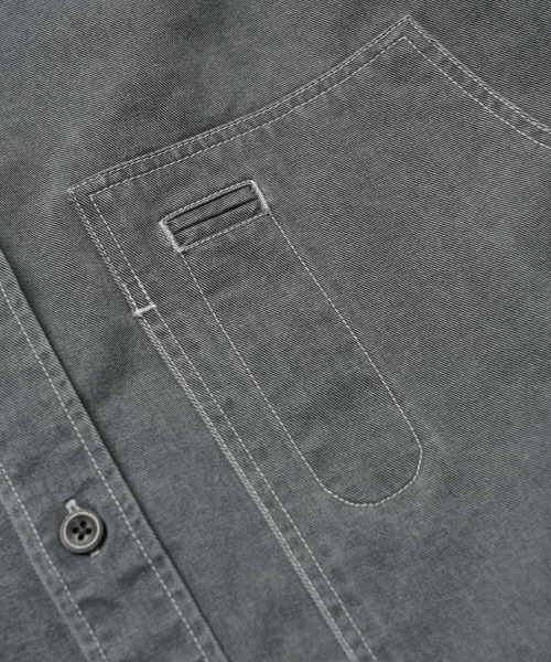 FRIZMWORKS(フリズムワークス)の「WASHED CARPENTER POCKET WORK SHIRT _ CHARCOAL(シャツ/ブラウス・メンズ・その他・SMALL)」の6枚目の写真