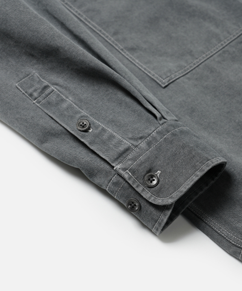 FRIZMWORKS(フリズムワークス)の「WASHED CARPENTER POCKET WORK SHIRT _ CHARCOAL(シャツ/ブラウス・メンズ・その他・SMALL)」の7枚目の写真