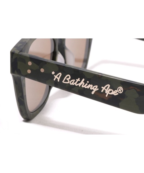 A BATHING APE（アベイシングエイプ）の「SUNGLASSES #25（サングラス・メンズ・ブラック/オリーブ・FREE）」の6枚目の写真