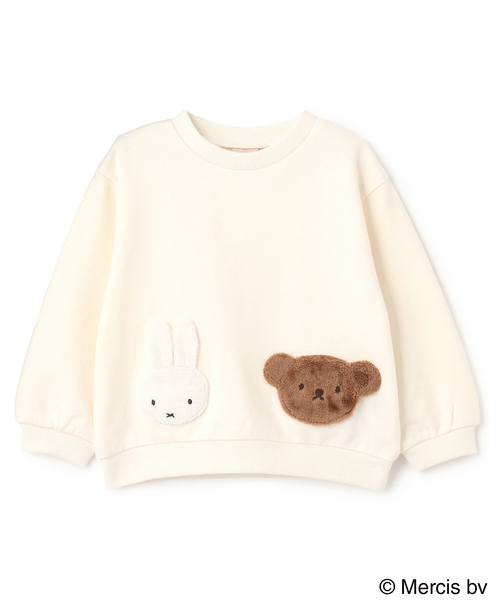 petit main（プティマイン）の「【miffy】モチーフトレーナー（スウェット・キッズ・アイボリー/ブラック/ライトピンク/ブルー・100cm/80ｃｍ/90cm/110cm/120cm/130cm）」の13枚目の写真