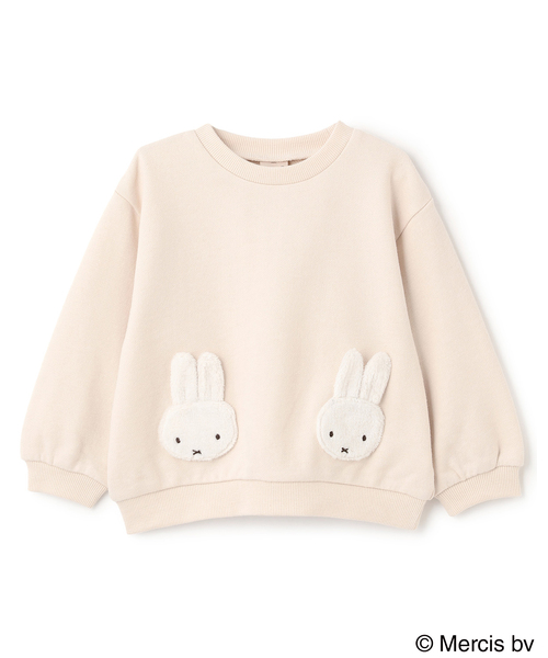 petit main（プティマイン）の「【miffy】モチーフトレーナー（スウェット・キッズ・アイボリー/ブラック/ライトピンク/ブルー・100cm/80ｃｍ/90cm/110cm/120cm/130cm）」の14枚目の写真
