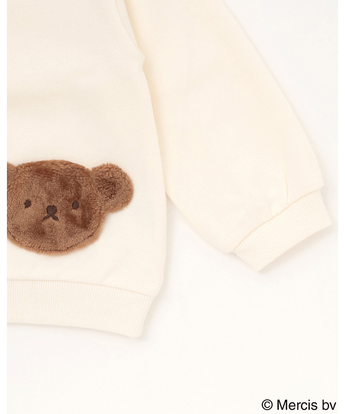 petit main（プティマイン）の「【miffy】モチーフトレーナー（スウェット・キッズ・アイボリー/ブラック/ライトピンク/ブルー・100cm/80ｃｍ/90cm/110cm/120cm/130cm）」の7枚目の写真