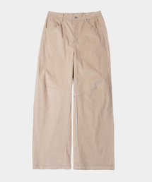 SOME PLACE（サムプレイス）の「Balloon wide corduroy stitch point cotton pants [Beige]（その他パンツ）」