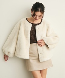 Lunea | ボリュームファーブルゾン(ブルゾン)