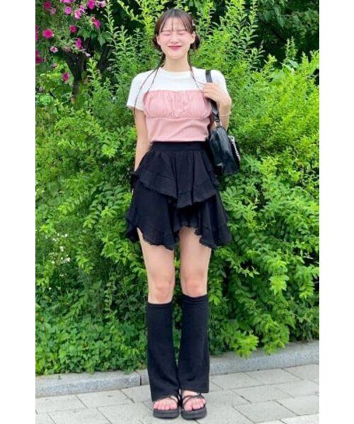 ZEROPLANET（ゼロプラネット）の「ララリボンシャーリングトップス[PINK]（Tシャツ/カットソー・レディース・その他・MEDIUM/SMALL）」の6枚目の写真