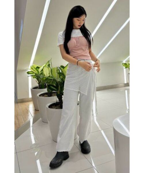 ZEROPLANET（ゼロプラネット）の「ララリボンシャーリングトップス[PINK]（Tシャツ/カットソー・レディース・その他・MEDIUM/SMALL）」の7枚目の写真