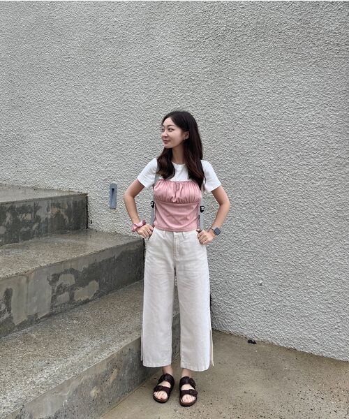 ZEROPLANET（ゼロプラネット）の「ララリボンシャーリングトップス[PINK]（Tシャツ/カットソー・レディース・その他・MEDIUM/SMALL）」の8枚目の写真