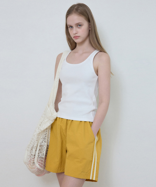 WEDNESDAYOASISFORWOMEN(ウェンズデー オアシス フォー ウーマン)の「W/ワンマイルトラックショートパンツ_YELLOW(W25-PT15)(その他パンツ・レディース・イエロー・MEDIUM/LARGE)」の3枚目の写真