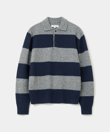 UNIFORM BRIDGE（ユニフォームブリッジ）の「collar rugby knit blue（ニット/セーター）」