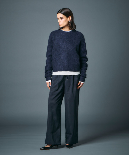 セール】アルパカシャギーニットプルオーバー（ニット/セーター