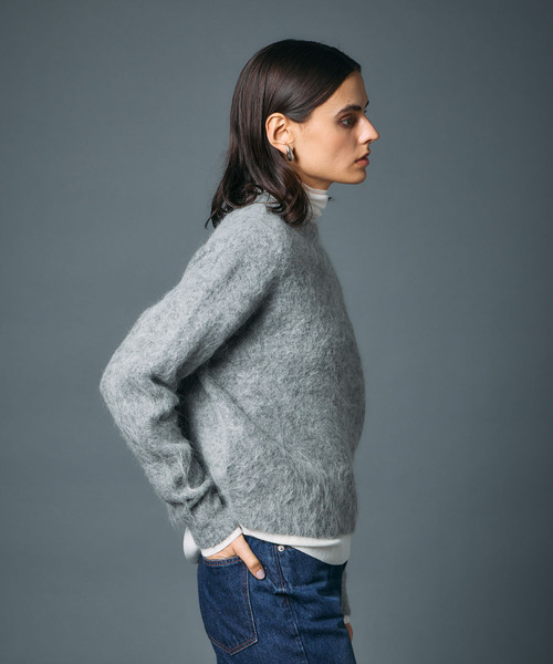 セール】アルパカシャギーニットプルオーバー（ニット/セーター