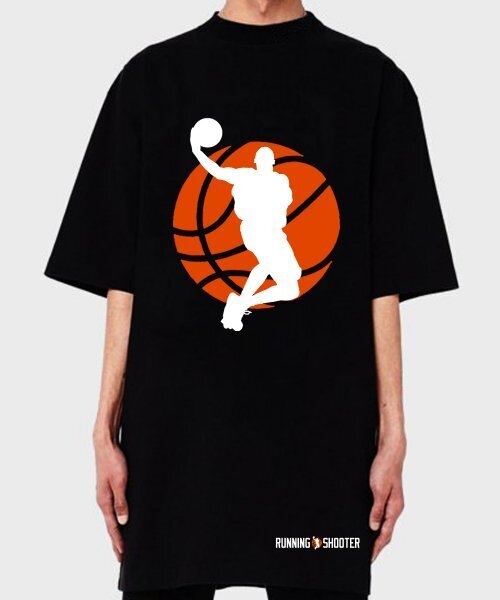 RESPECT(リスペクト)の「running shooter tee (black)(Tシャツ/カットソー・メンズ・その他・MEDIUM/LARGE/X-LARGE)」の1枚目の写真