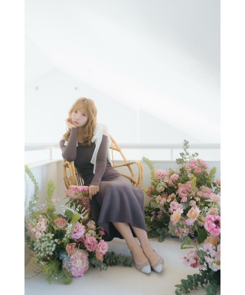 セール】Open Shoulder Ribbon Knit Dress（ワンピース）｜MISTREASS